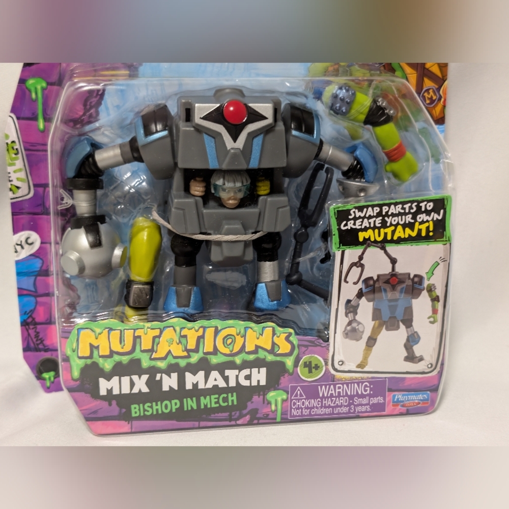 Teenage Mutant Ninja Turtles TALES OF THE Mutations Mix 'n Match BISHOP IN MECH